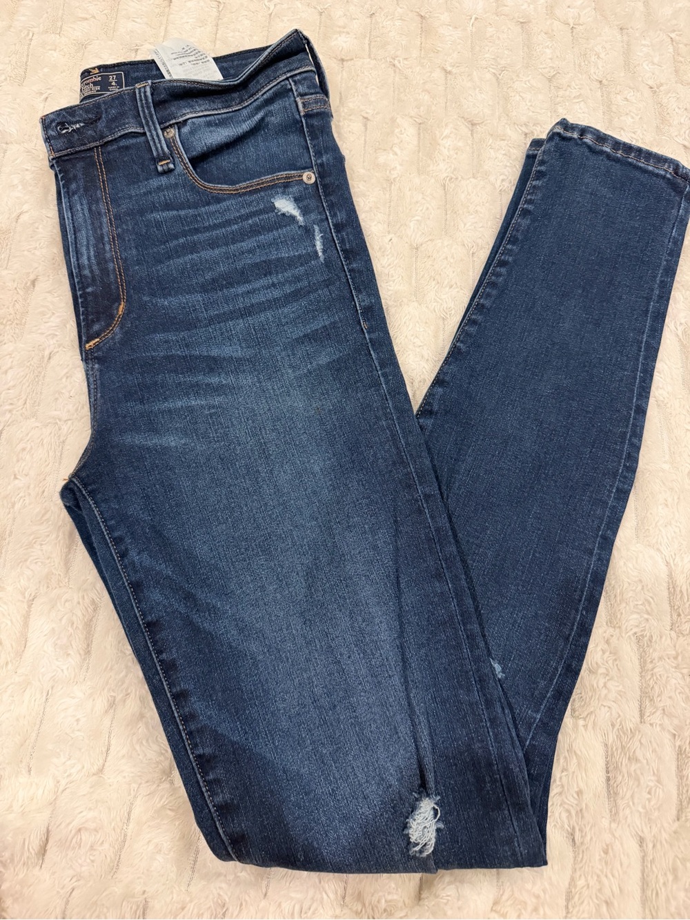 Abercrombie & Fitch Dark Blue Skinny Jeans